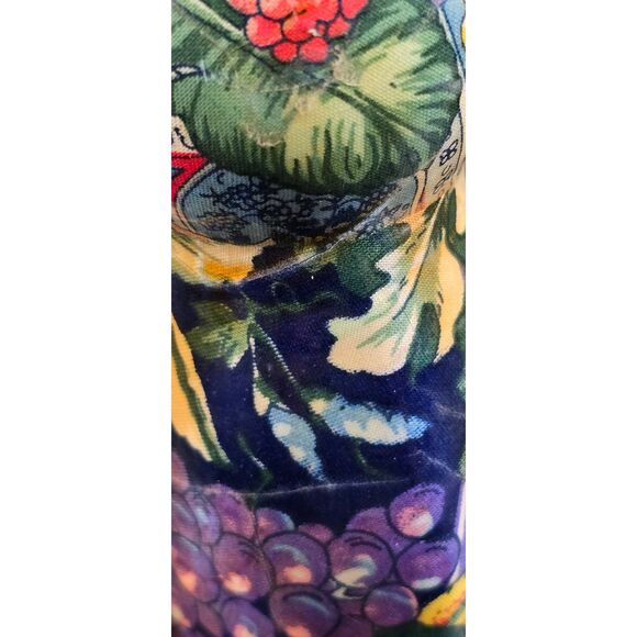 La Vie Sitting Elephant Trunk up Figurine Flora Patchwork Ceramic - Picture 11 of 16